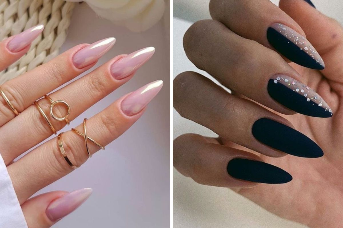 unhas stiletto ousadas