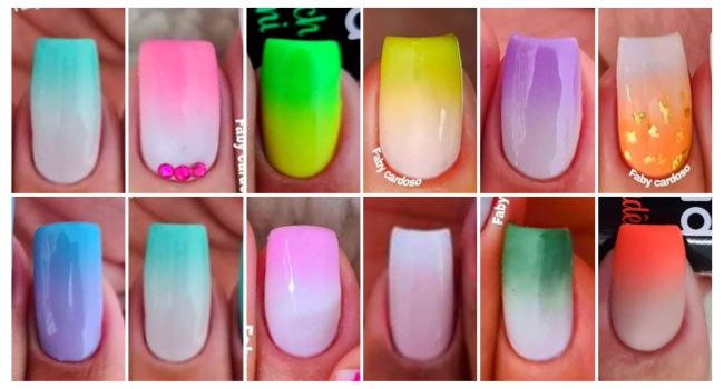 unhas degradê vs francesinha qual escolher