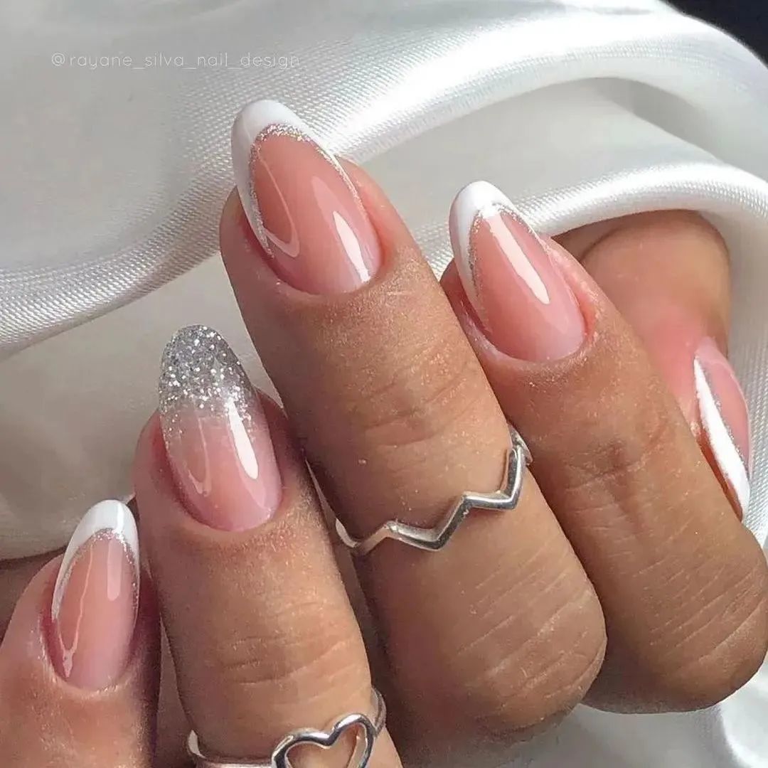 unhas de fibra de vidro inspiração