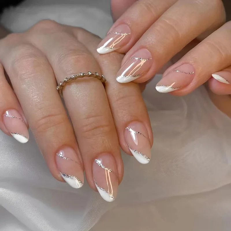 como fazer unhas encapsuladas com glitter passo a passo