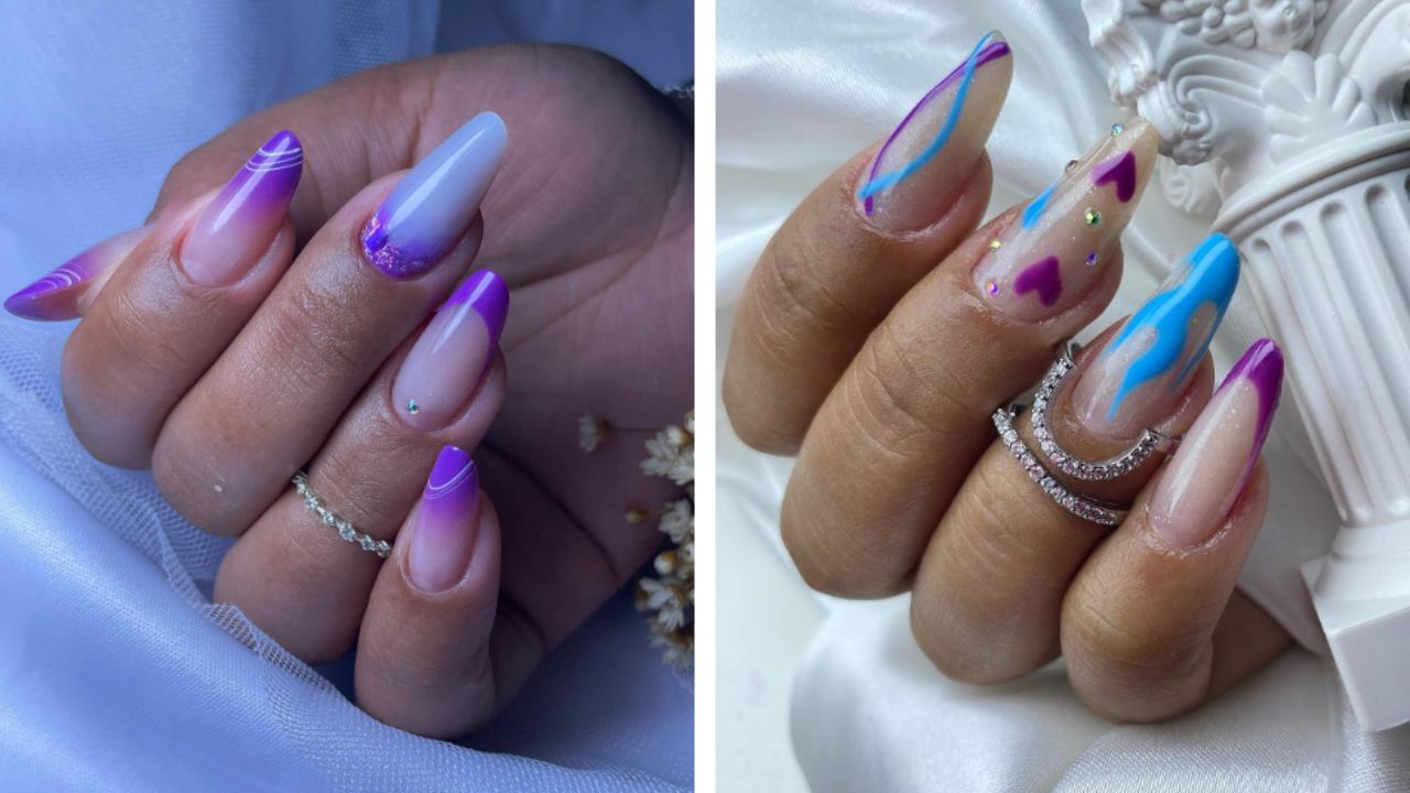 ideias de unhas encapsuladas delicadas para casamento