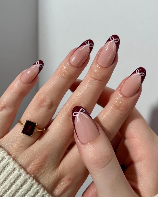 unhas francesas diferentes