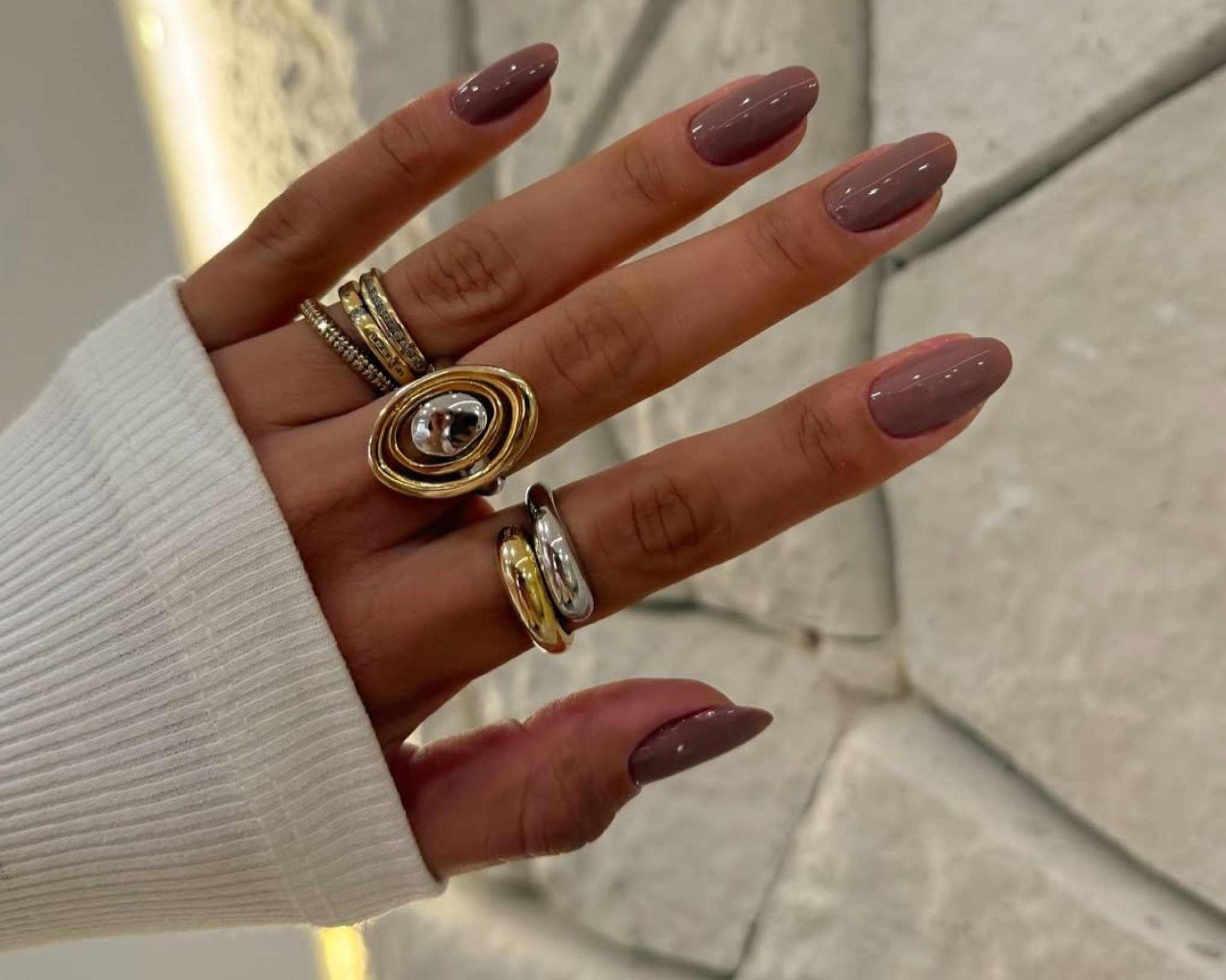 Unhas nude minimalistas