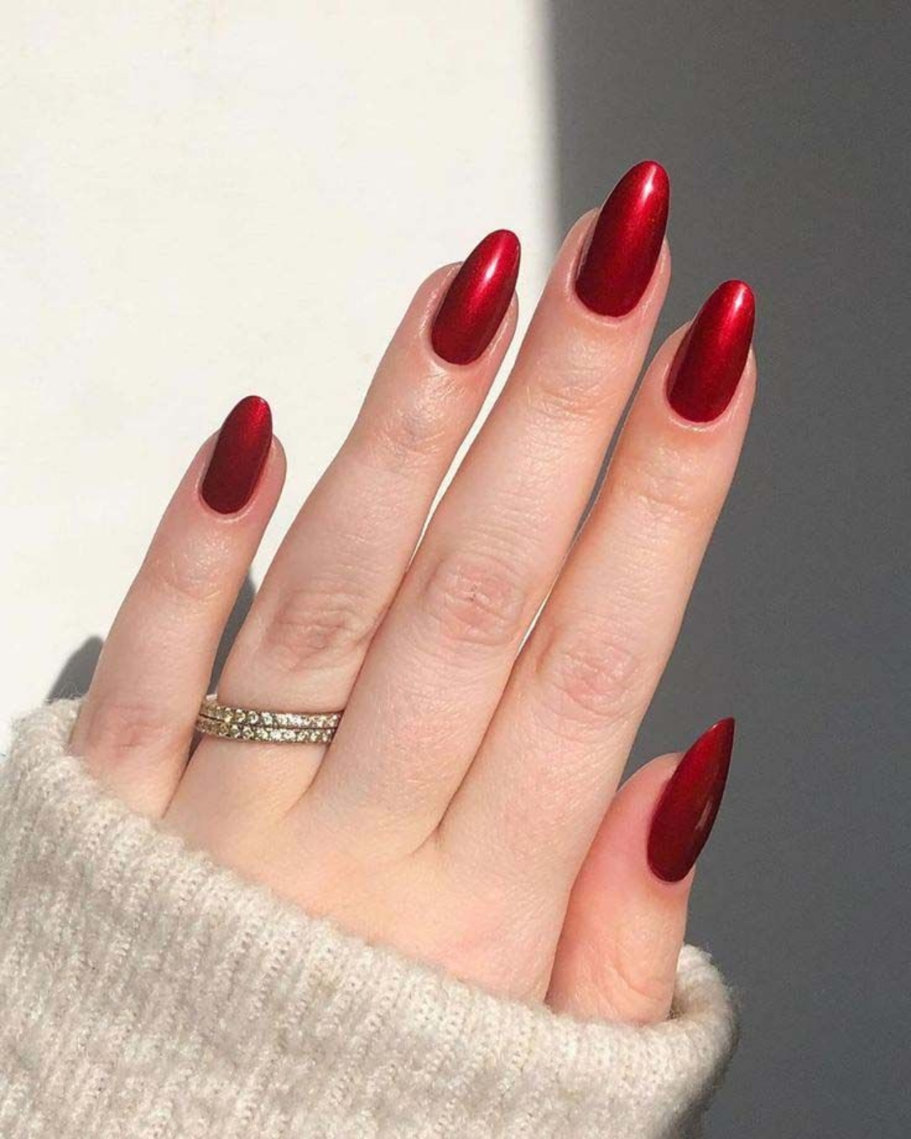 unhas cromadas vs unhas glitter ano novo