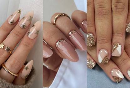 Unhas Para Ano Novo Com Glitter