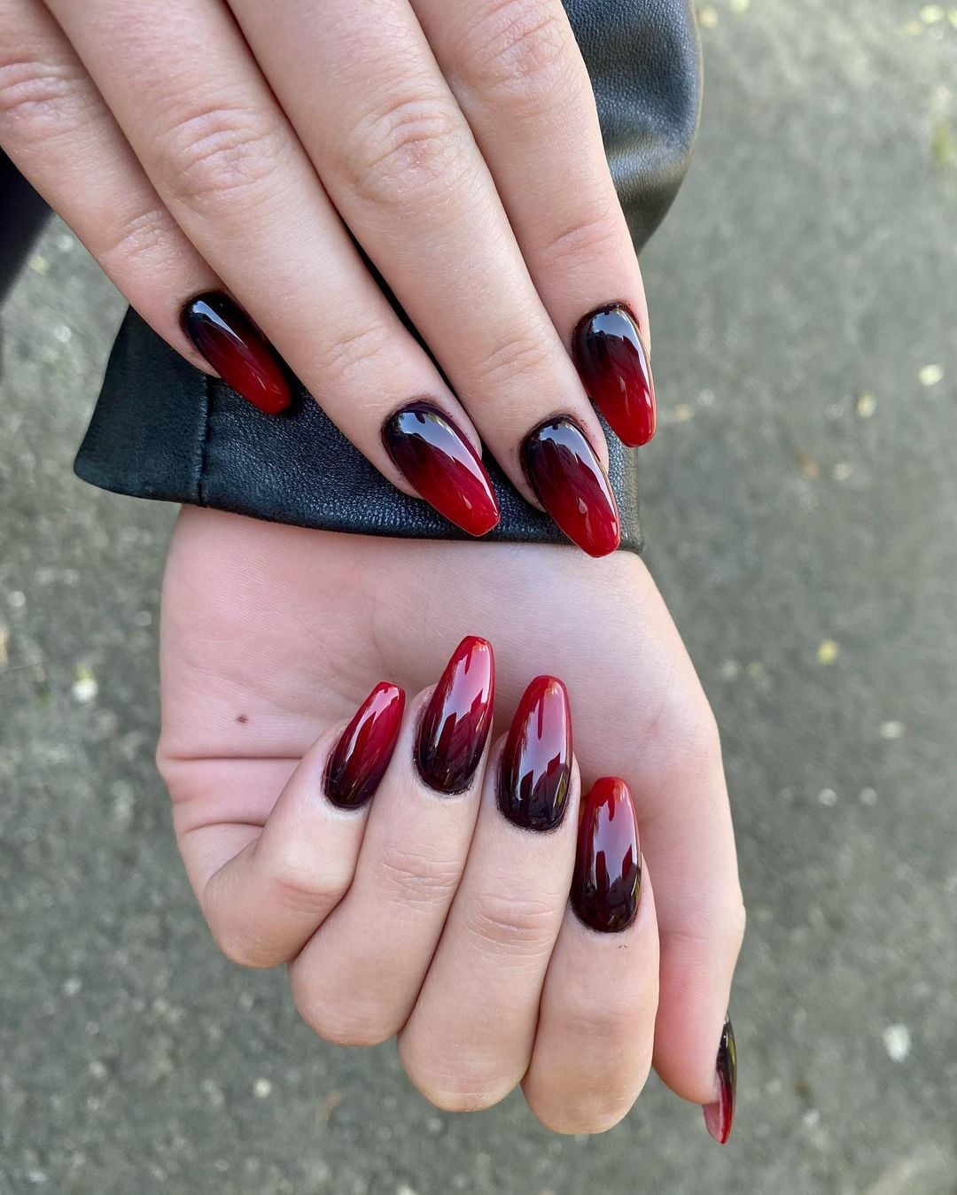 ideias unhas pretas decoradas inspiração