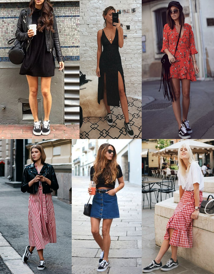 vans feminino looks