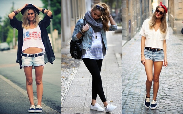 vans feminino combinações