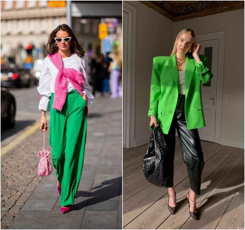 Como Usar Verde Bandeira em Looks de Trabalho