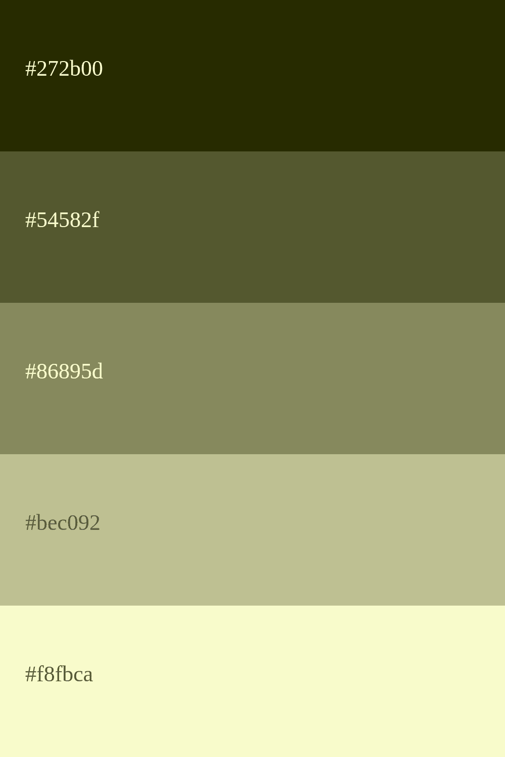 combinações de cores verde oliva