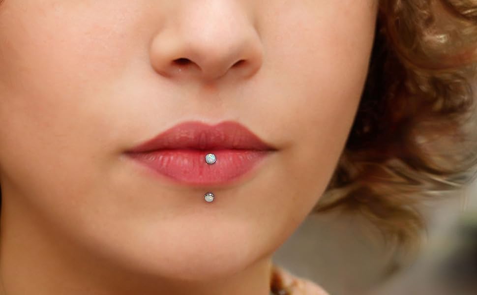 cicatrização vertical labret