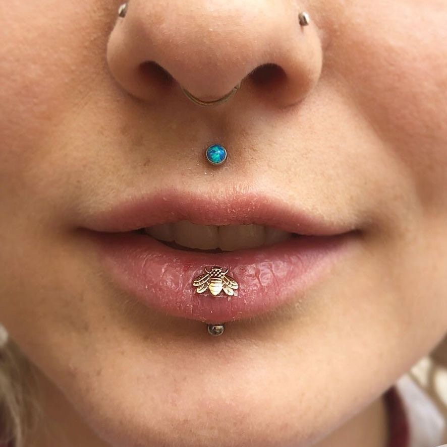 joias vertical labret