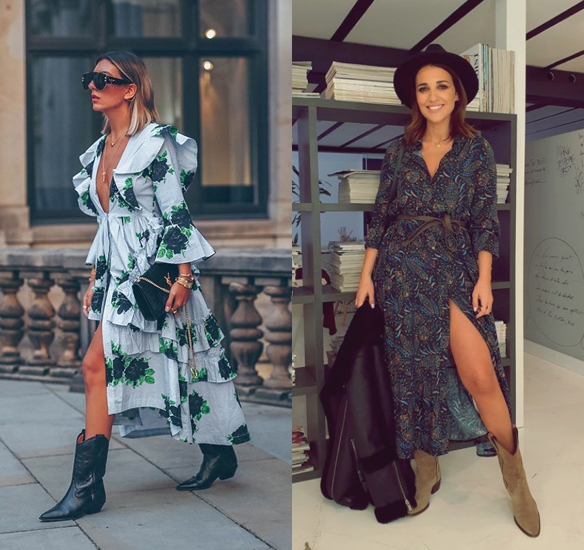 Bota Western: Como Integrar no Seu Look com Vestido