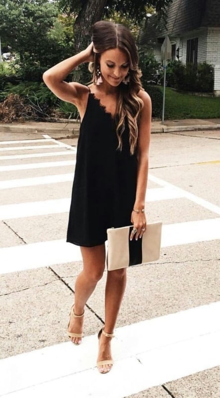 vestido basico elegante