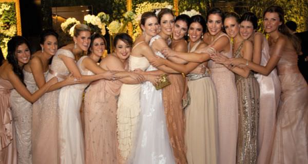 vestido champanhe madrinha