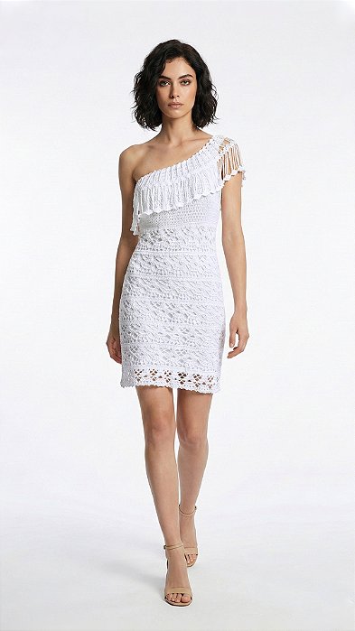 Vestido Branco Croche