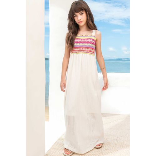 Vestido Branco Croche