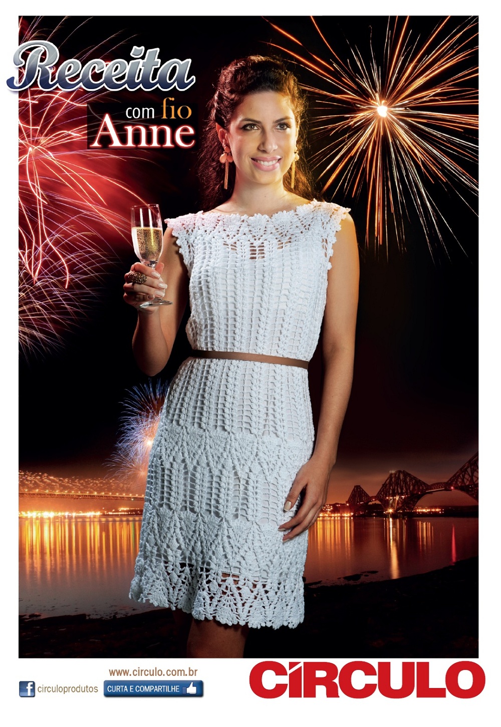 Vestido Branco Croche