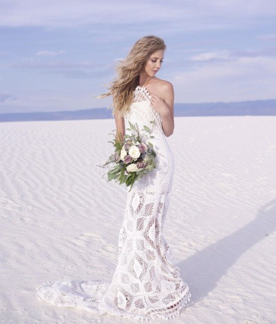 Vestido Branco Croche