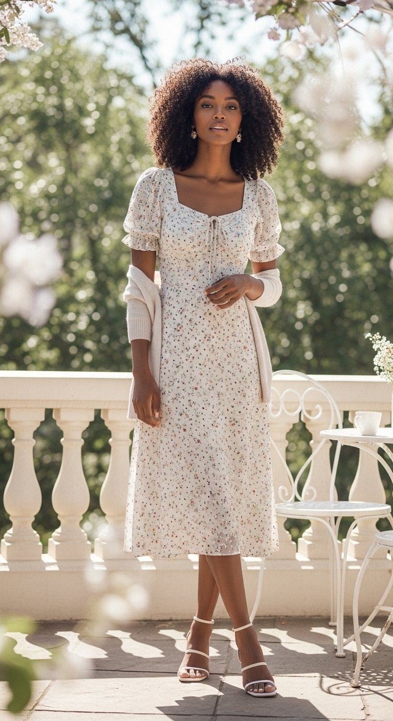 vestido canelado midi justo