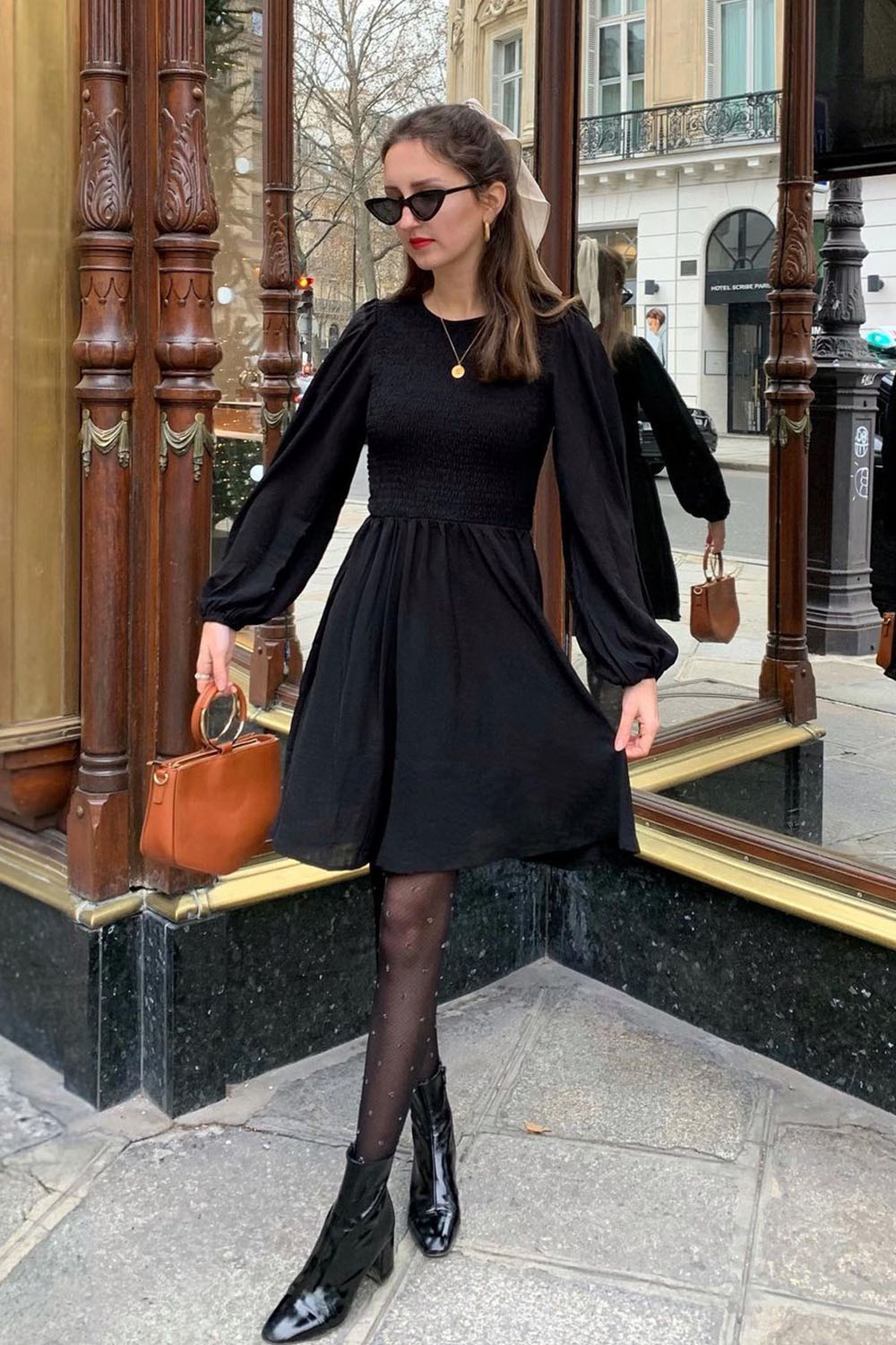 vestido com meia calça para noite