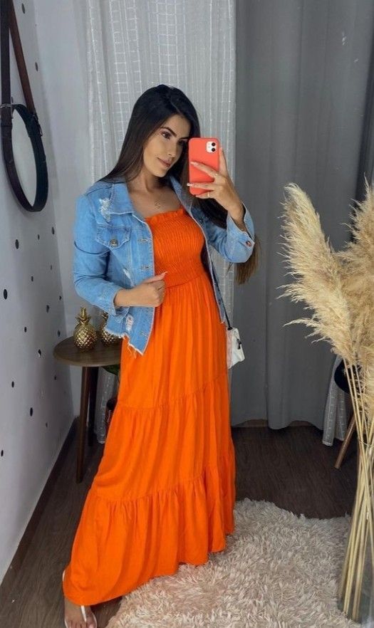 vestido longo de malha