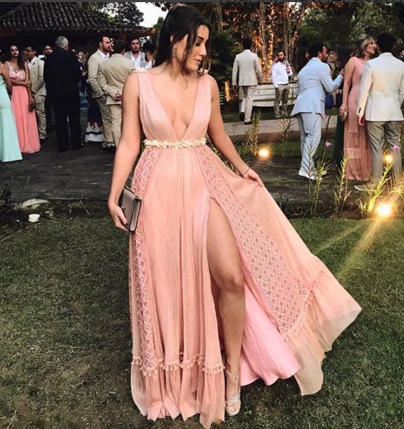 vestido de madrinha casamento curto
