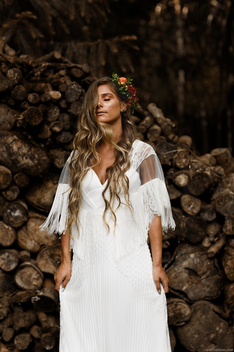 vestido de noiva boho plus size