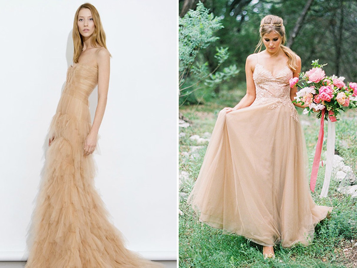 Vestido De Noiva Nude