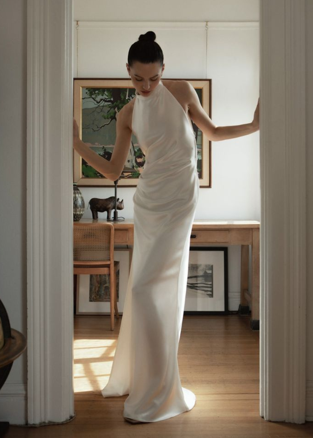 vestido de noiva simples e elegante