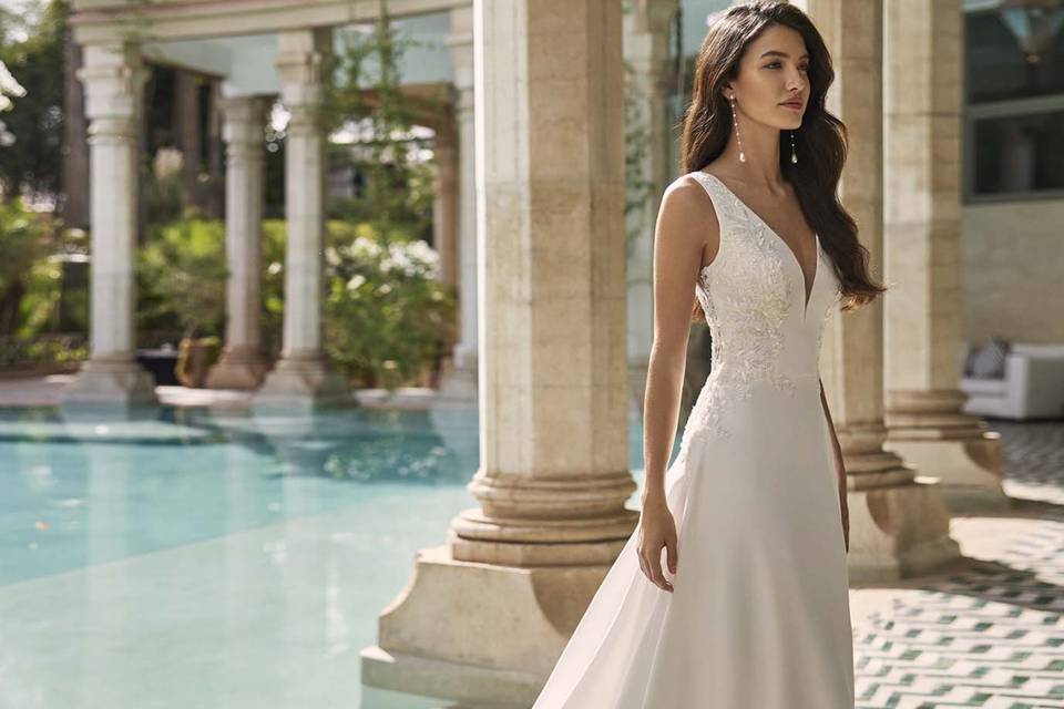 vestido de noiva simples boho