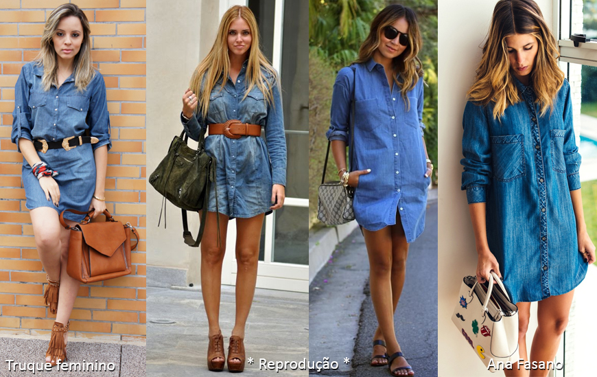vestido jeans curto tubinho