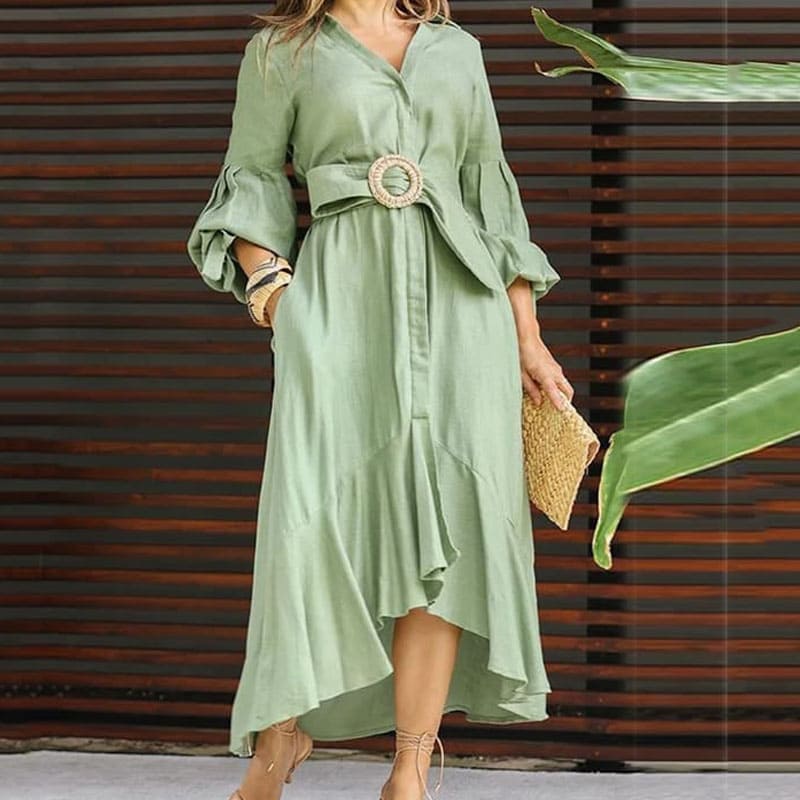 looks com vestido longo manga comprida