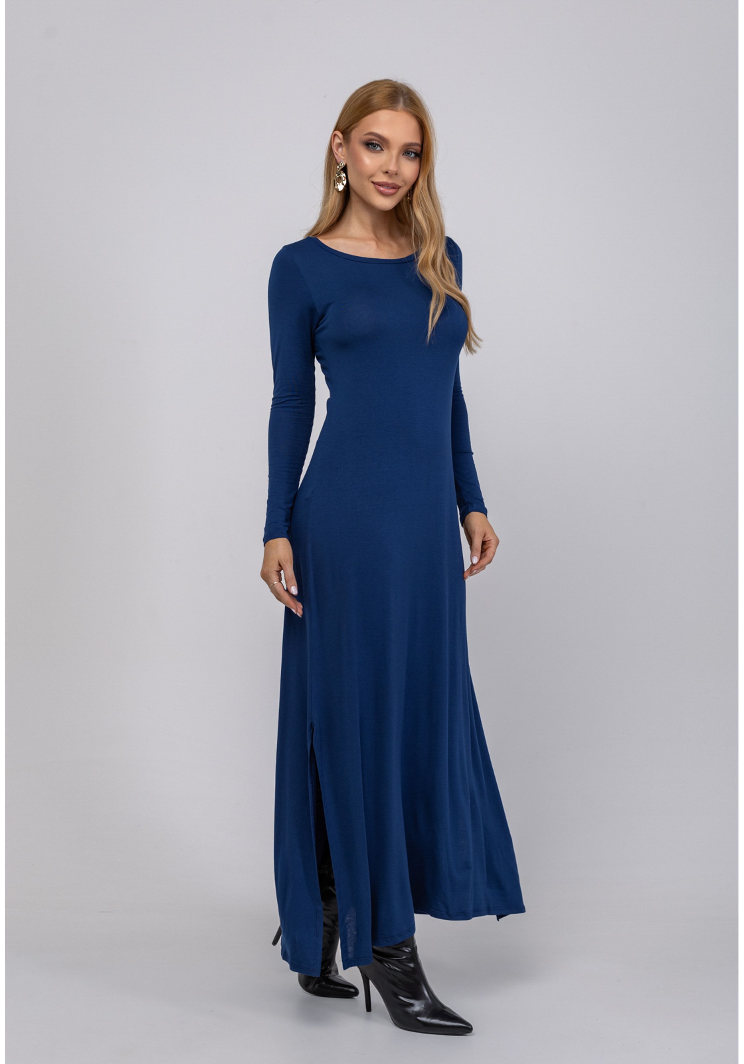 looks com vestido longo manga comprida