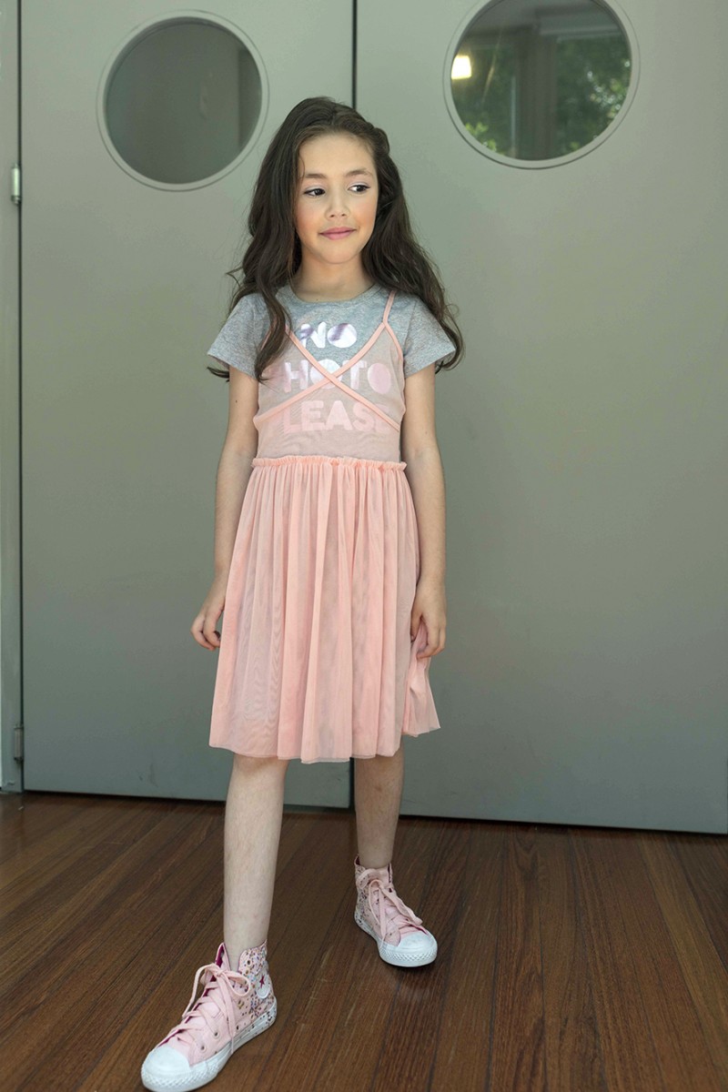 vestido longo infantil boho chic