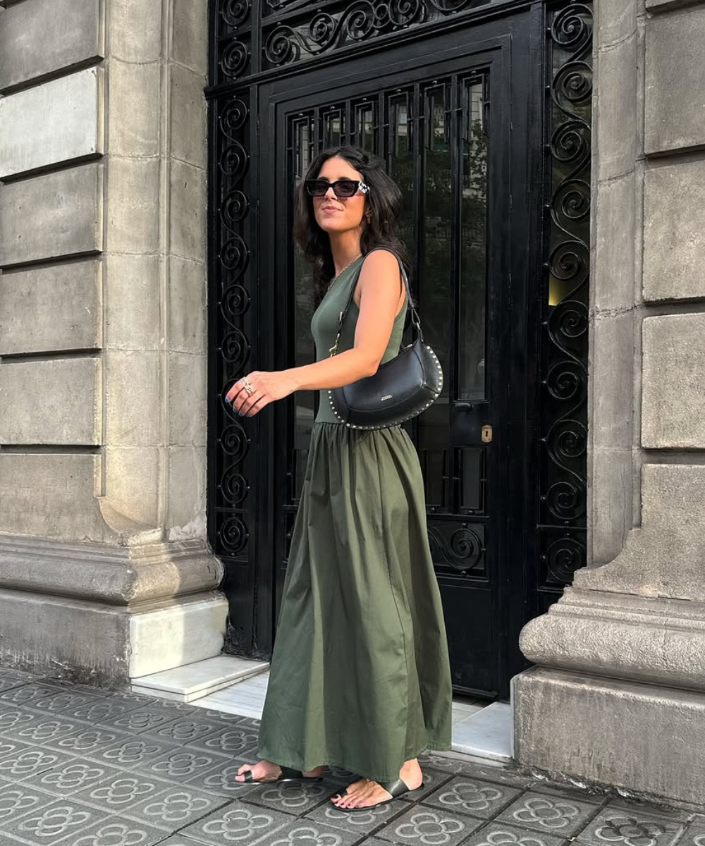 sapato para vestido verde
