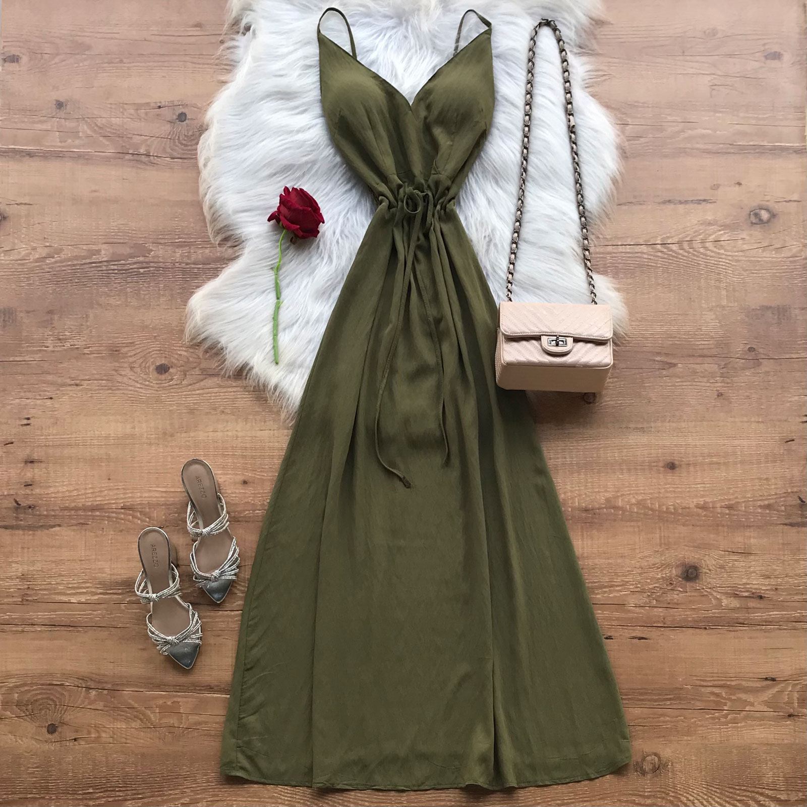 vestido verde para madrinha