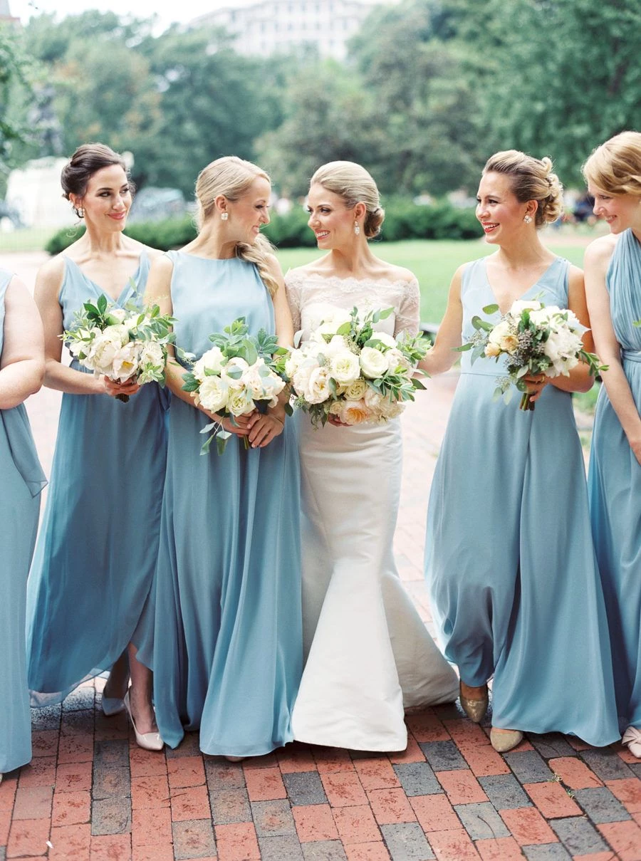 vestido azul royal para madrinha de casamento