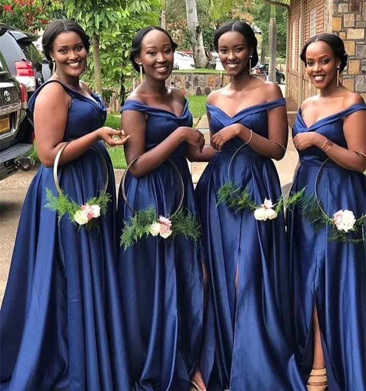 vestido para madrinha azul