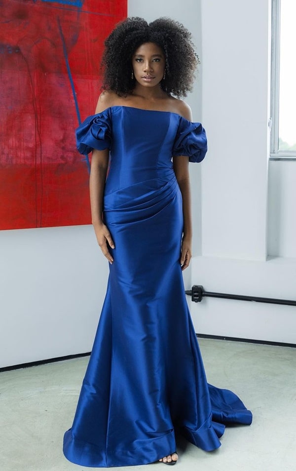 inspiração vestido azul royal madrinha casamento