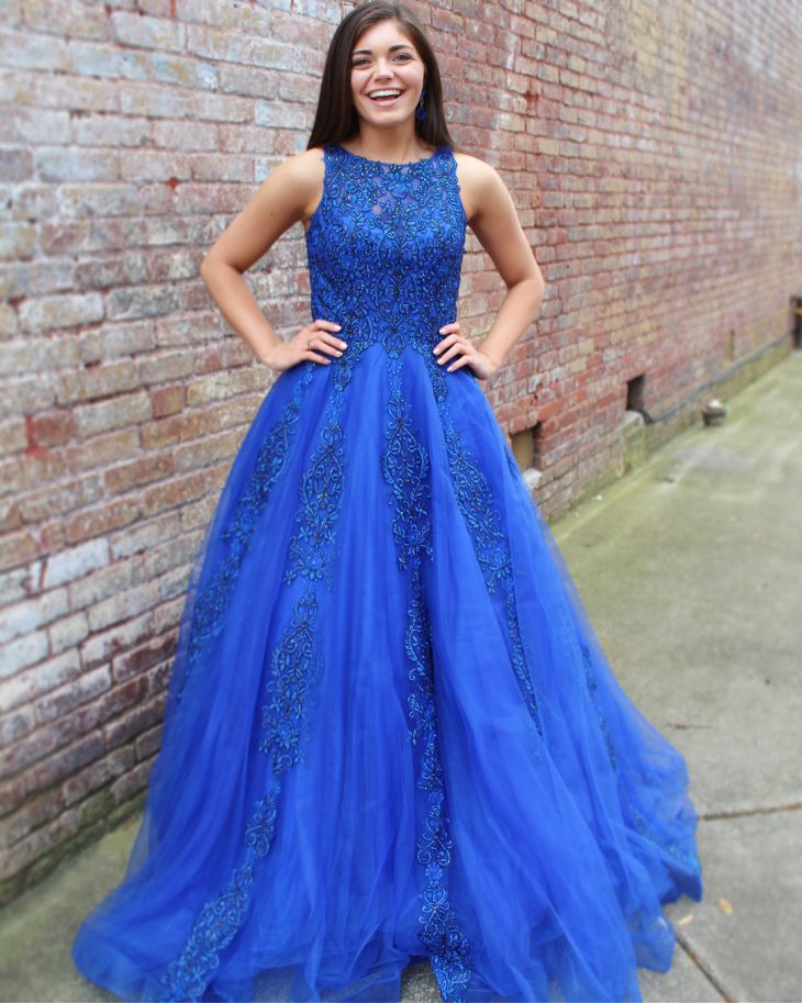 inspiração vestido azul royal madrinha casamento