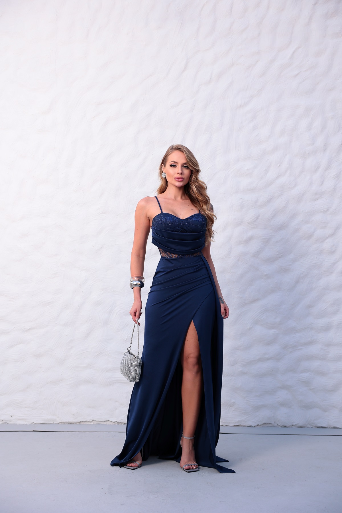 inspiração vestido madrinha azul casamento