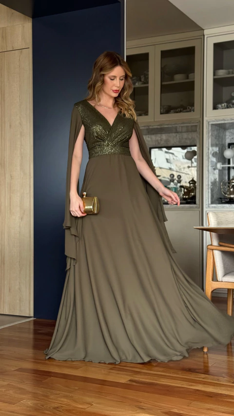 onde comprar vestido madrinha verde oliva longo