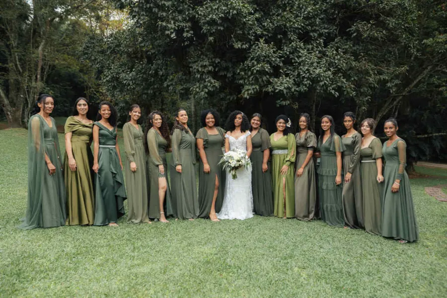 erros ao escolher vestido madrinha verde oliva