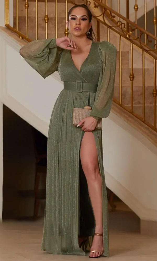 inspiração vestido madrinha verde oliva