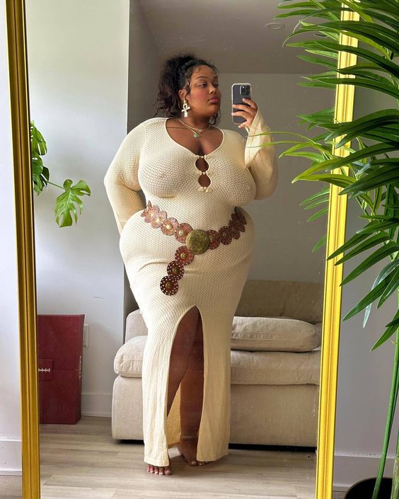 vestido plus size festa decote V