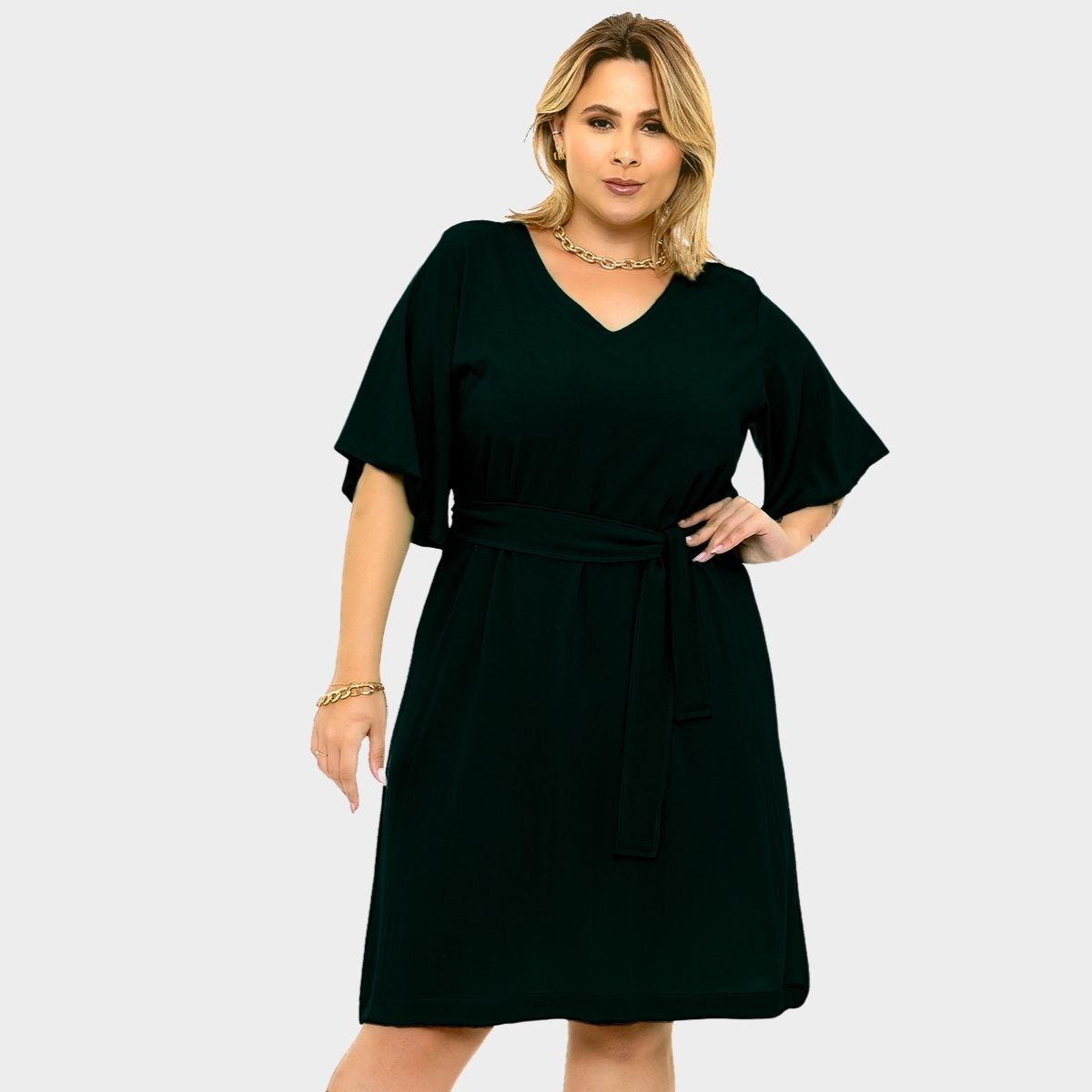 vestido preto boho