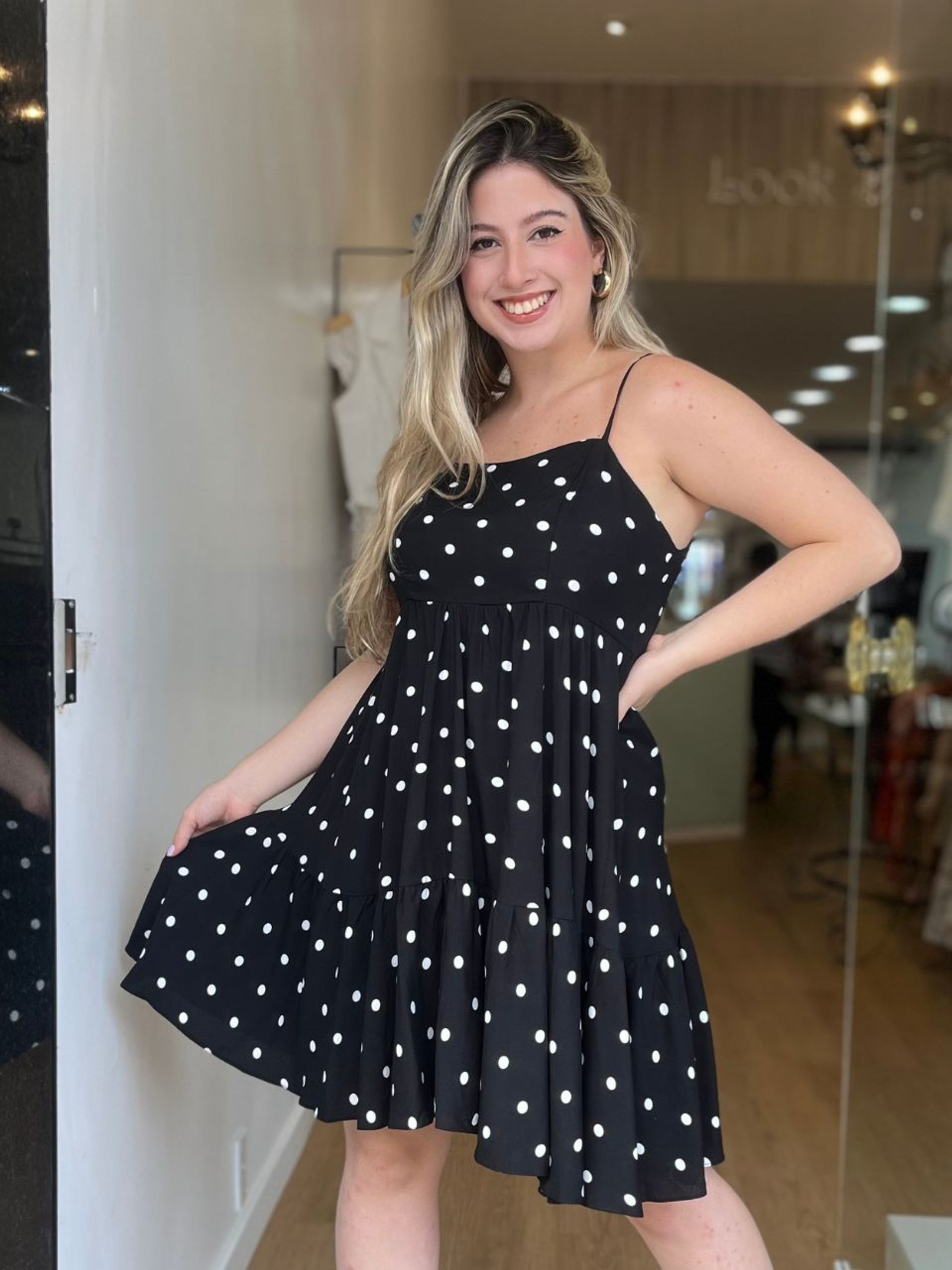 vestido preto para rodeio