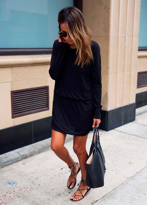 vestido preto para rodeio