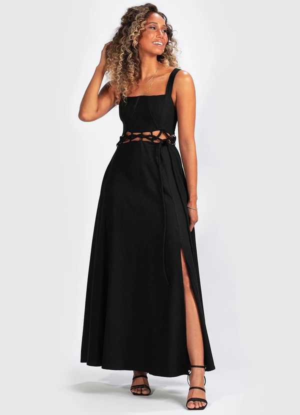 vestido preto e branco farm looks